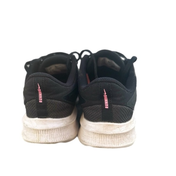 Nike Downshifter Girls Black/Pink Running Shoes  Size 3.5 - Picture 4 of 5